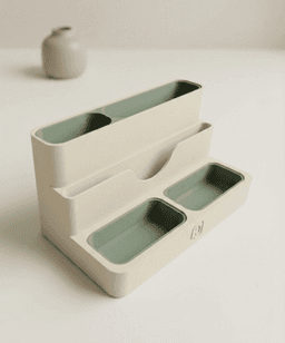 Japandi Style Modular Desk Organizer 3d model
