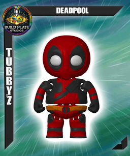 MARVEL Deadpool Multicolor Flexi Print-In-Place 3d model