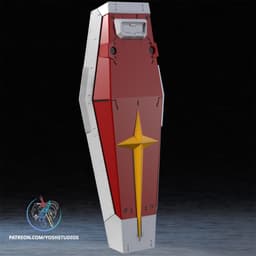 RX-78 Mecha Shield 3D Printer STL File 3d model