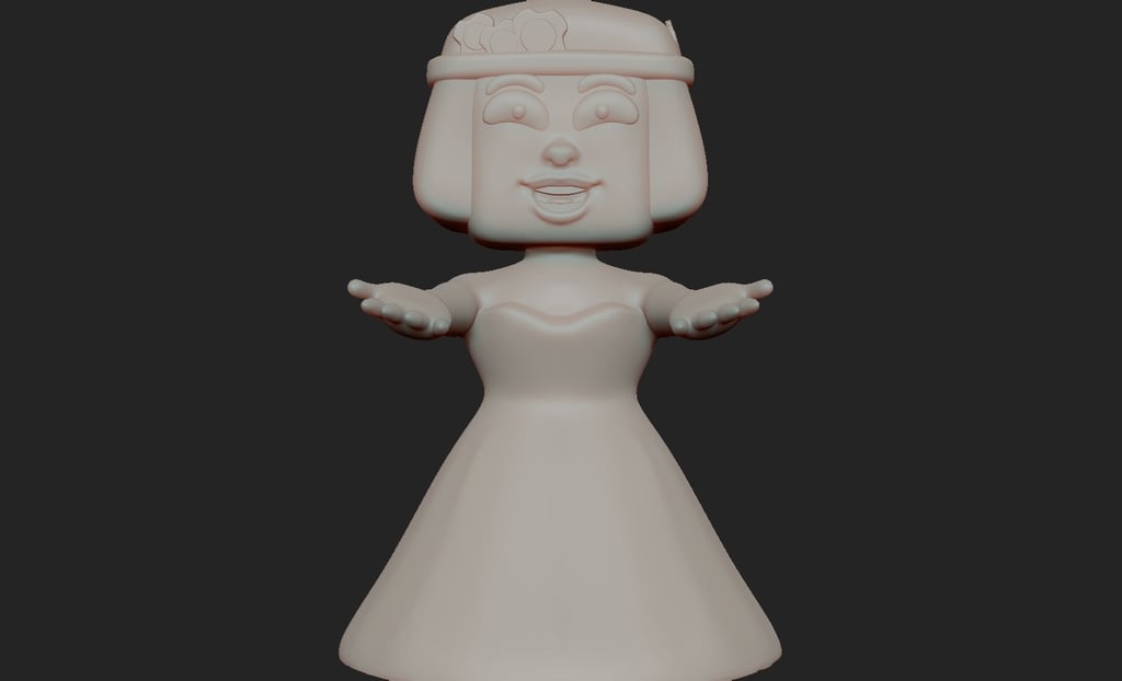 Steven Universe Ruby 3d model