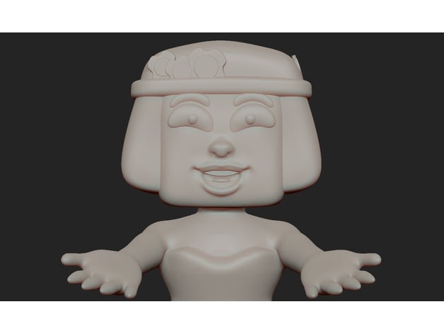 Steven Universe Ruby 3d model