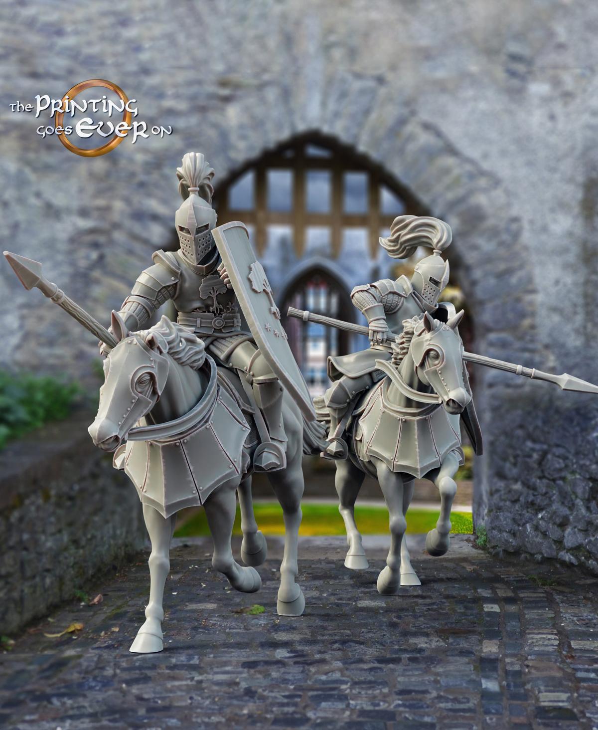 Gonthan Knights - 2 Poses 3d model