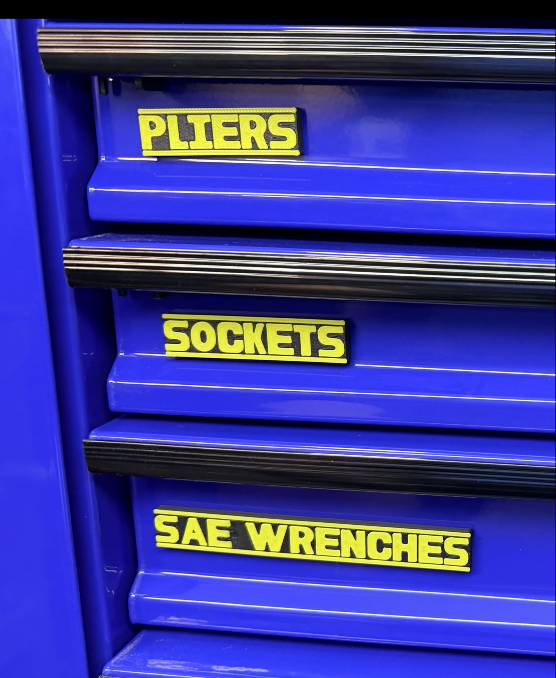 Complete Toolbox Organization (116+ Labels) | Style D | R7Makers 3d model