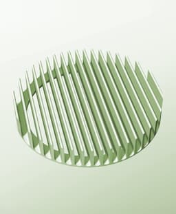ARR128-20 Slotted Rack With Louvers - Slotted Dry Rack 3d model