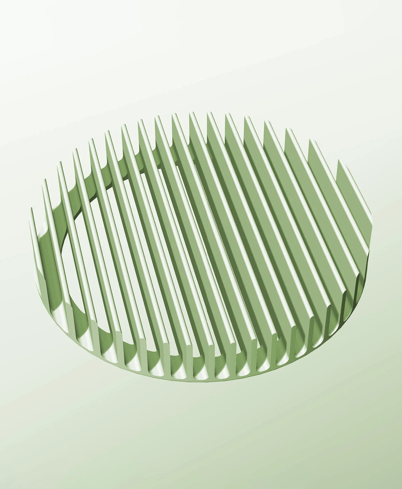 ARR128-20 Slotted Rack With Louvers - Slotted Dry Rack 3d model