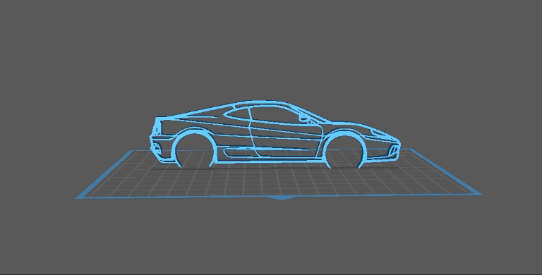 Ferrari - 360 Challenge Stradale Wall Art 3d model