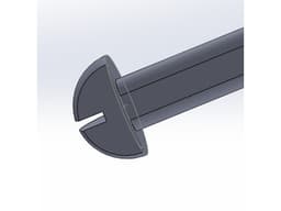 m4_weird_reverse_screW_nut 3d model