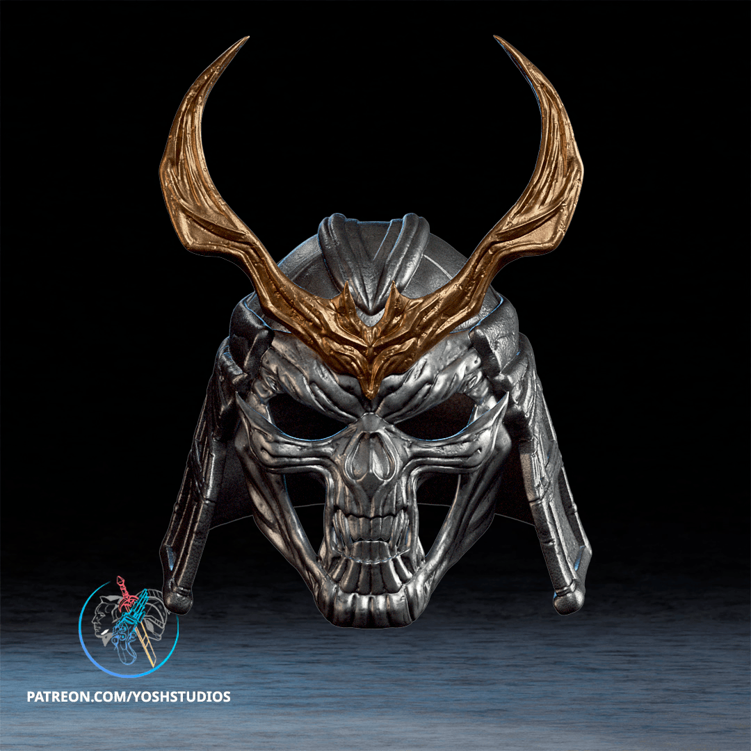 Shao Kahn MK2 Helmet 3MF File STL 3d model