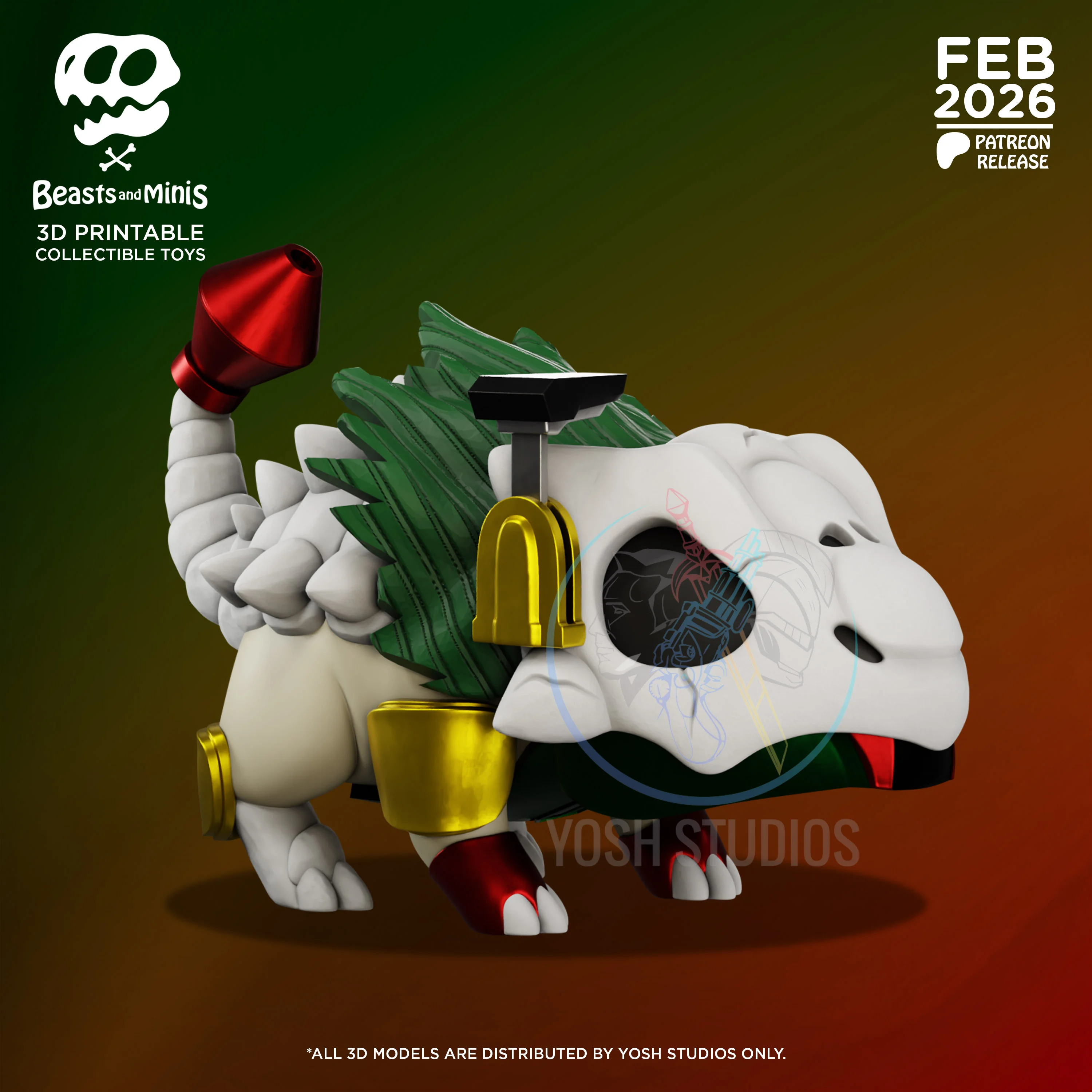 Boney Boba Fett 3D Printer STL file 3d model
