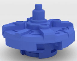 BEYBLADE BLIZZARD ORTHROS | COMPLETE | PLASTIC GEN SERIES 3d model
