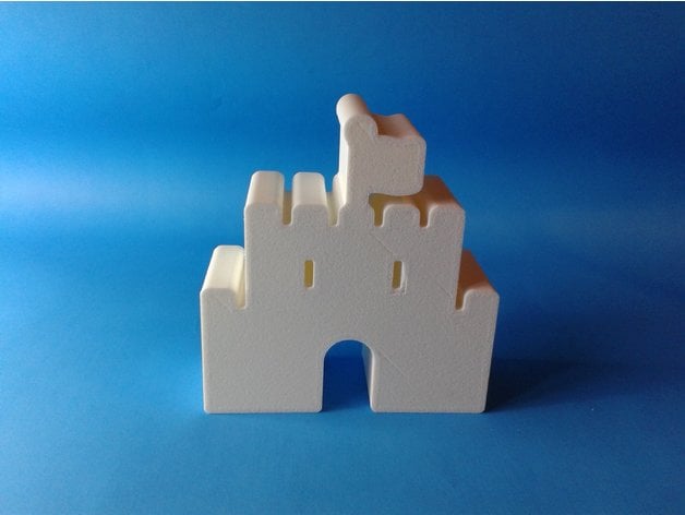 Castle, nestable box (v1) 3d model