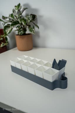 GrowMate 12 - Modular Self Watering Seed Starter Kit 3d model