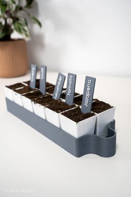 GrowMate 12 - Modular Self Watering Seed Starter Kit 3d model