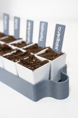 GrowMate 12 - Modular Self Watering Seed Starter Kit 3d model