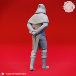 Townsfolk - General Adults - Tabletop Miniature (Pre-Supported) 3d model