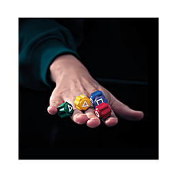 3D Squid Game Style Gonggi Set, Gonggi Game Set, Korean Jacks, Traditional Skill Fidget Game 3d model