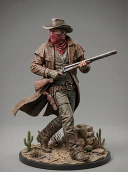 MINI LOOTS COLLECTIBLES: THE OLD WEST EDITION – THE BANDITS PACK 3d model