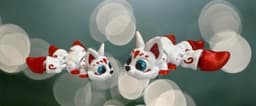 Mini Cryptids - Kitsune - Jersey Devil - Wolpertinger - Articulates Flexis 3d model