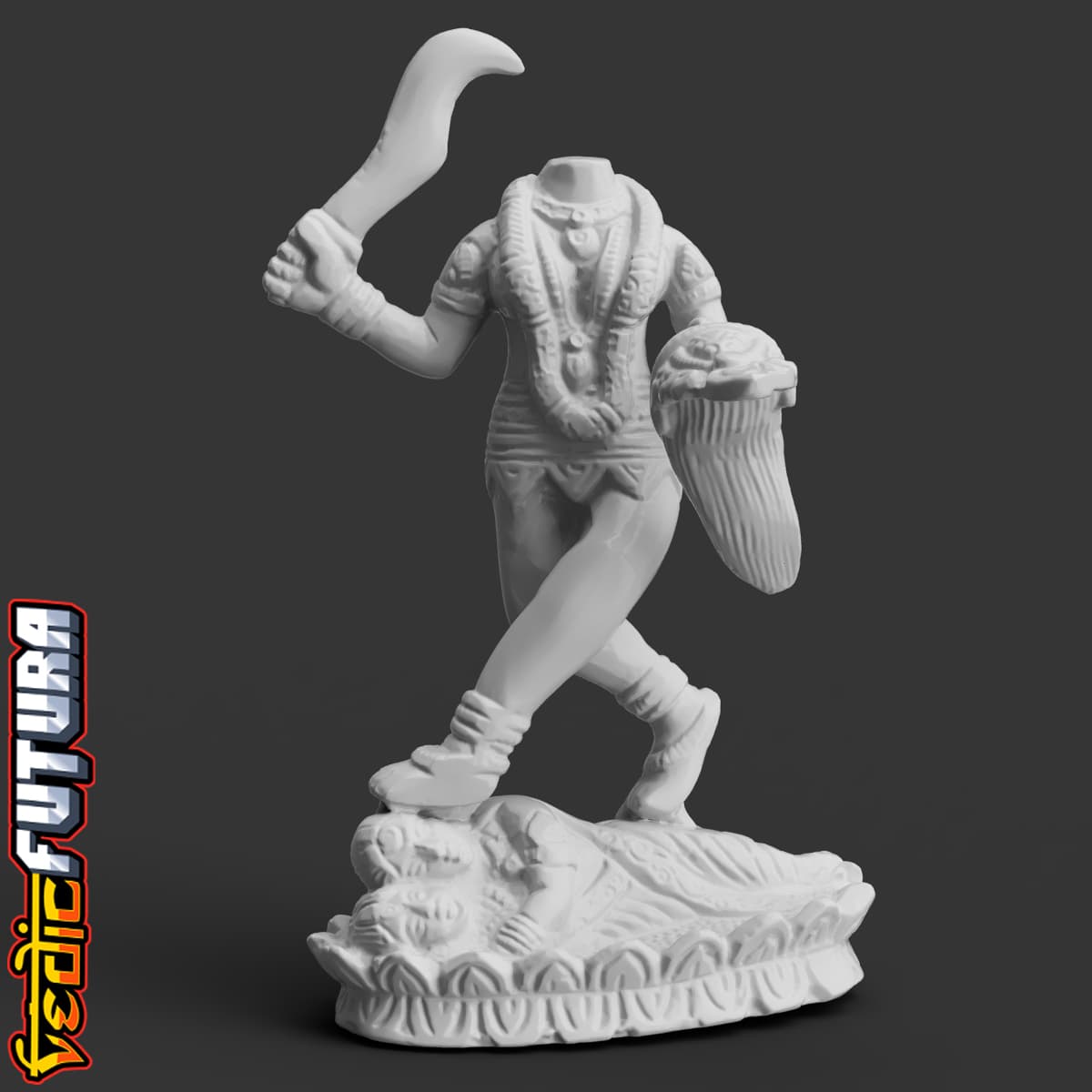 Chinnamasta - “She whose head is severed" 3d model