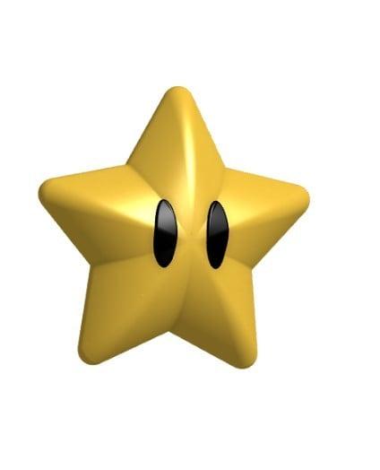 Super Mario Super Star 3d model
