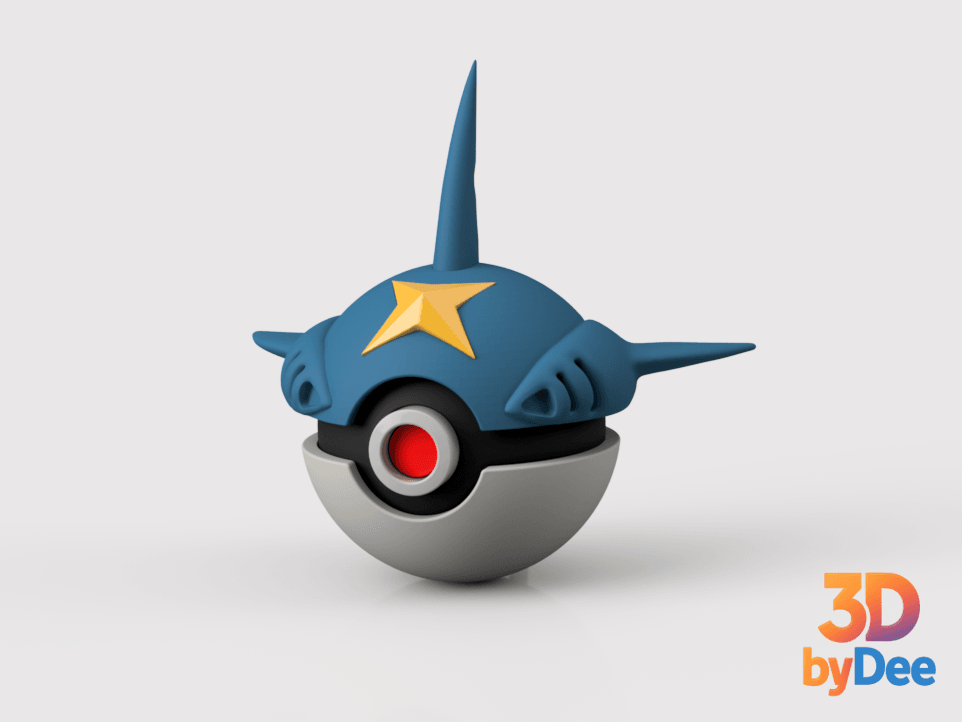 Shapedo Poke Ball 3d model