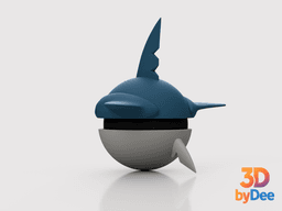 Shapedo Poke Ball 3d model