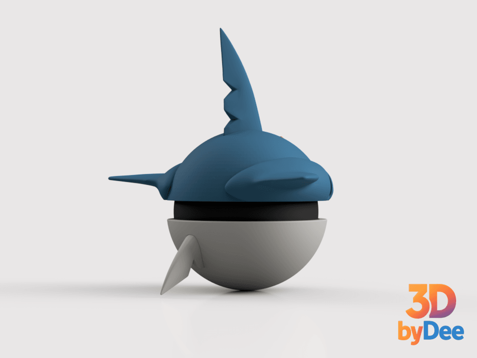 Shapedo Poke Ball 3d model
