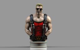 Duke Nukem bust 3d model
