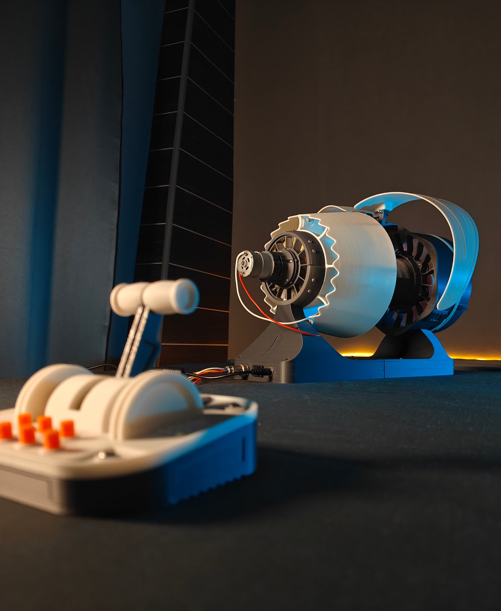 Turbofan Jet Engine Model 3d model