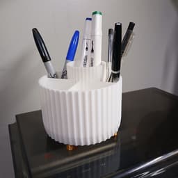 Minimalist Art Supply Holder 3d model