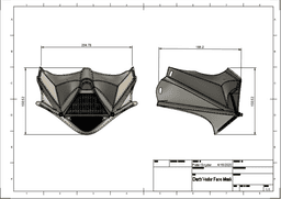 Darth Vader Face Mask 3d model