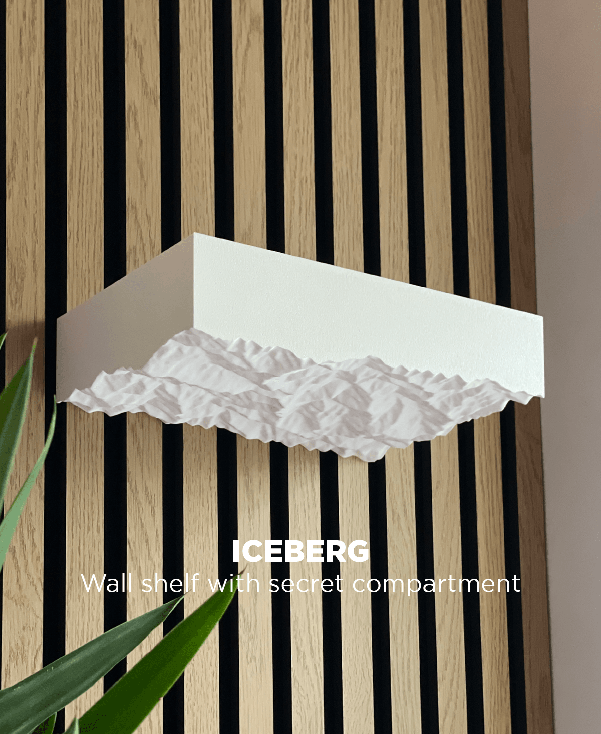 Iceberg, shelf with hidden storage 3d model