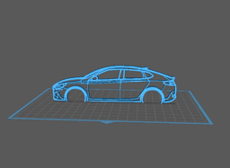 Hyundai - I30 M Wall Art 3d model