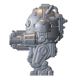 UWU Strike Force Lover Cute Mech Tabletop Wargame Miniature STL 3d model