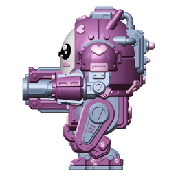 UWU Strike Force Lover Cute Mech Tabletop Wargame Miniature STL 3d model