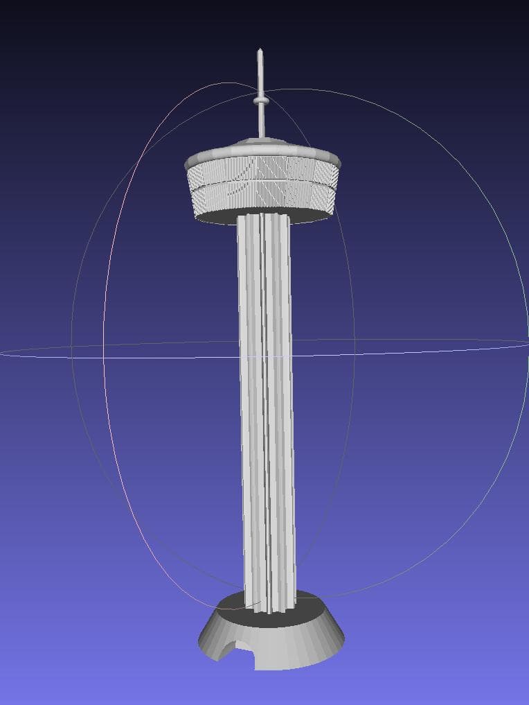 Tower Model Tower of the Americas - 3D model by Unsecured1103 on Thangs