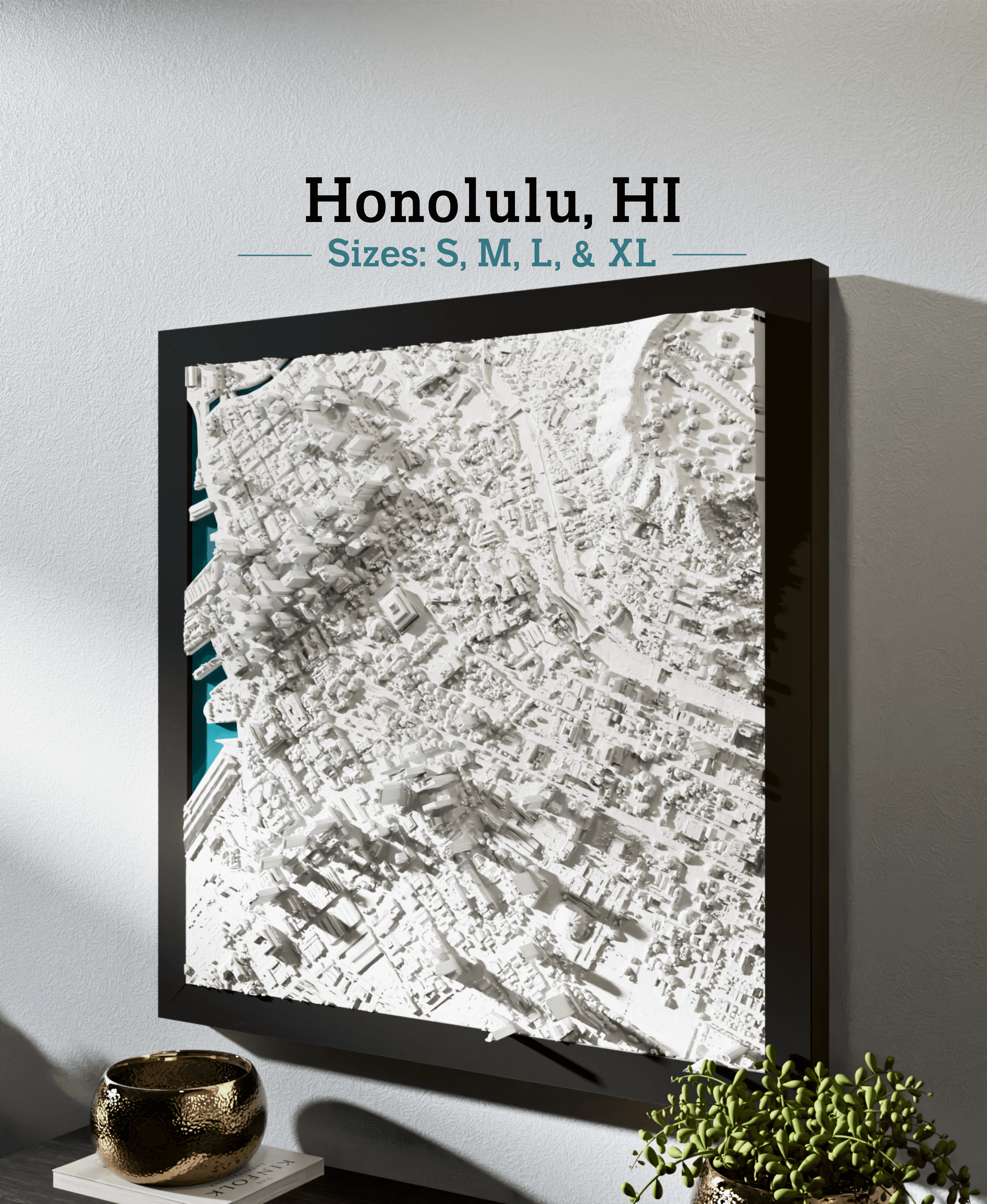 Honolulu, HI - S, M, L, & XL 3d model
