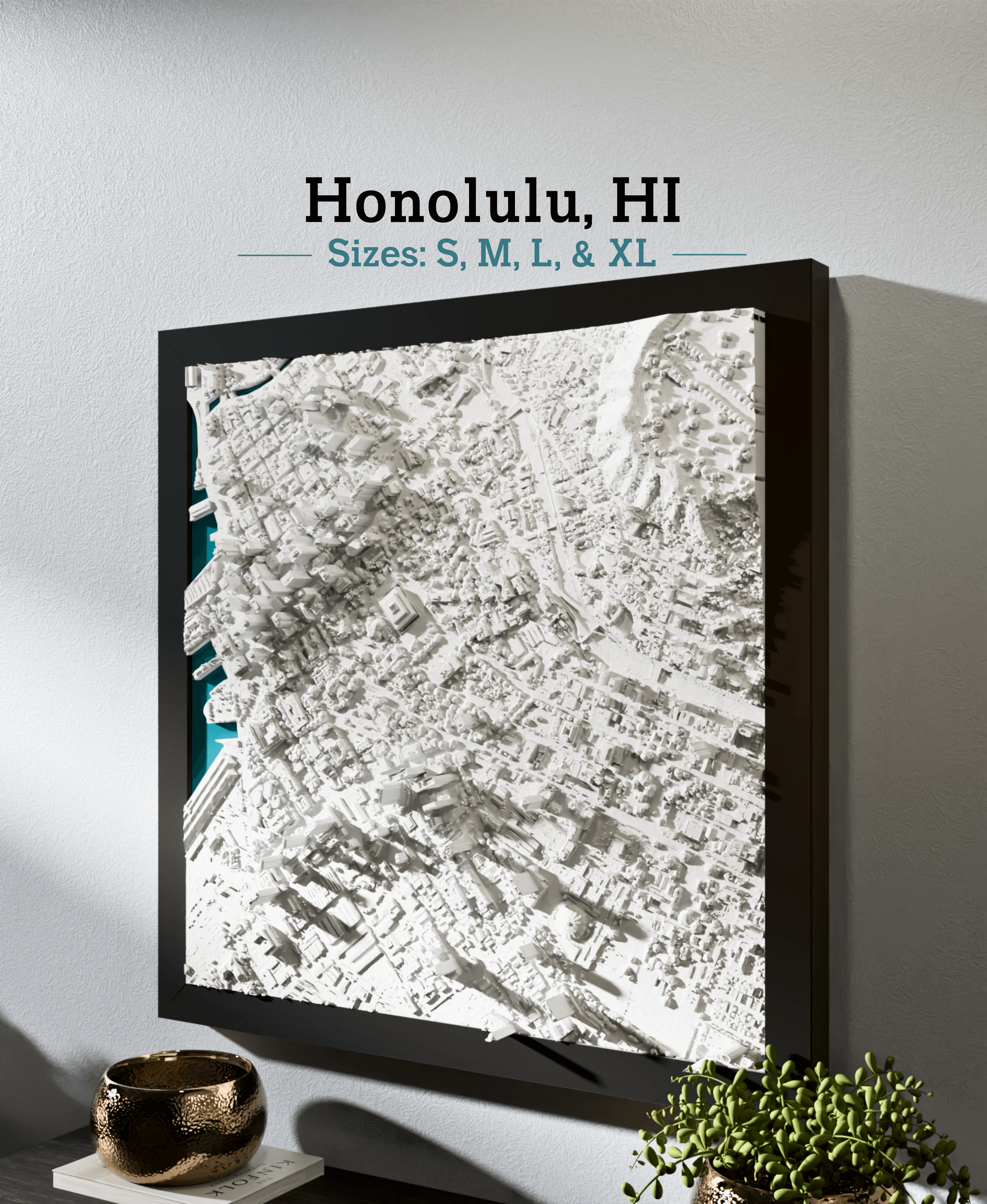Honolulu, HI - S, M, L, & XL 3d model