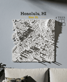 Honolulu, HI - S, M, L, & XL 3d model