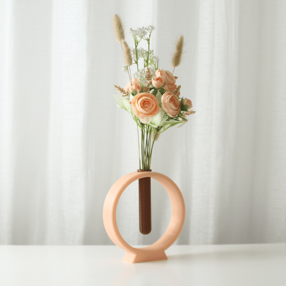 The Eclipse Vase STL 3D Print File, Home Decor Vase for Plants and Flowers 3d model