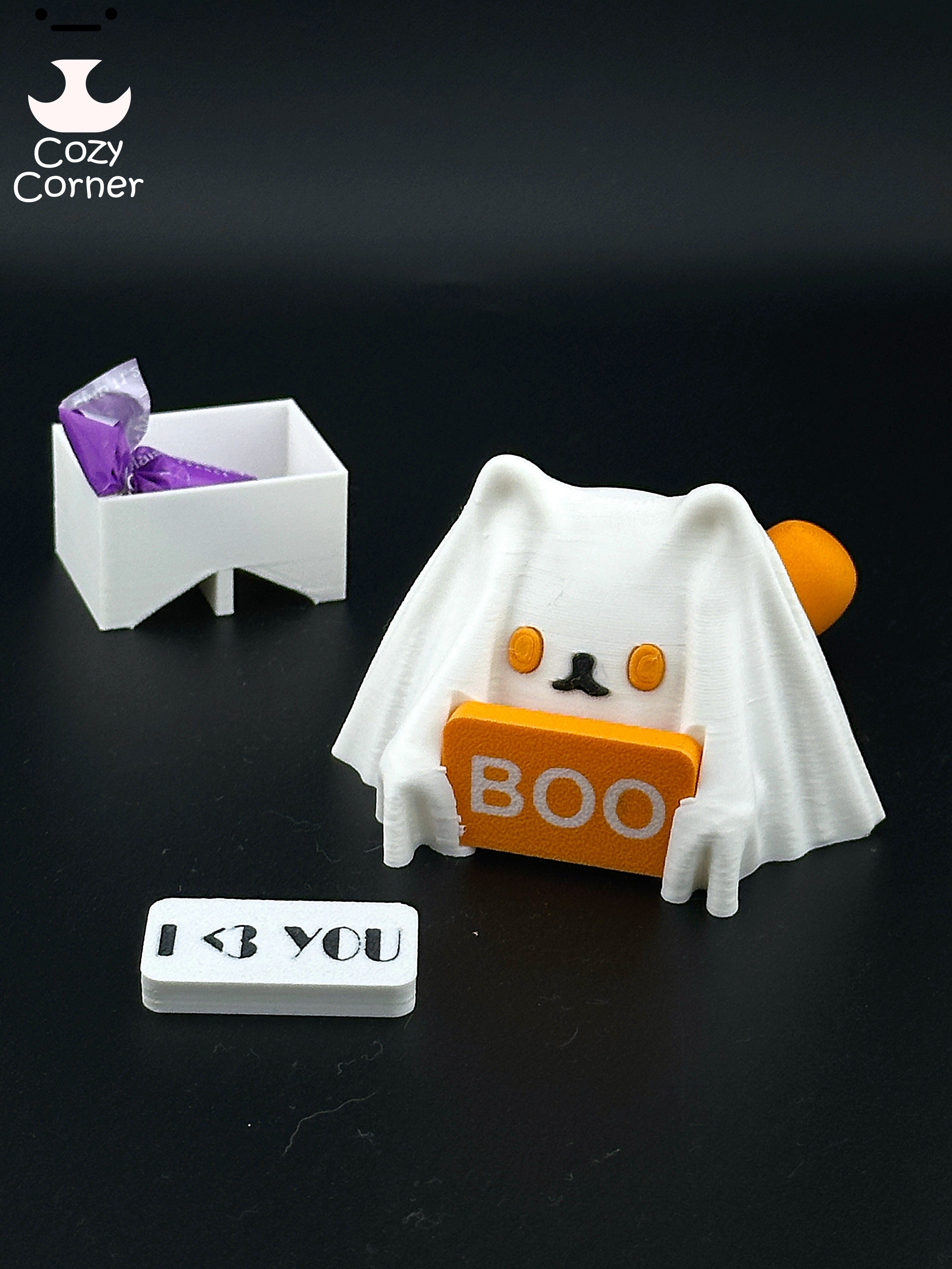 ghost cat mini box 3d model