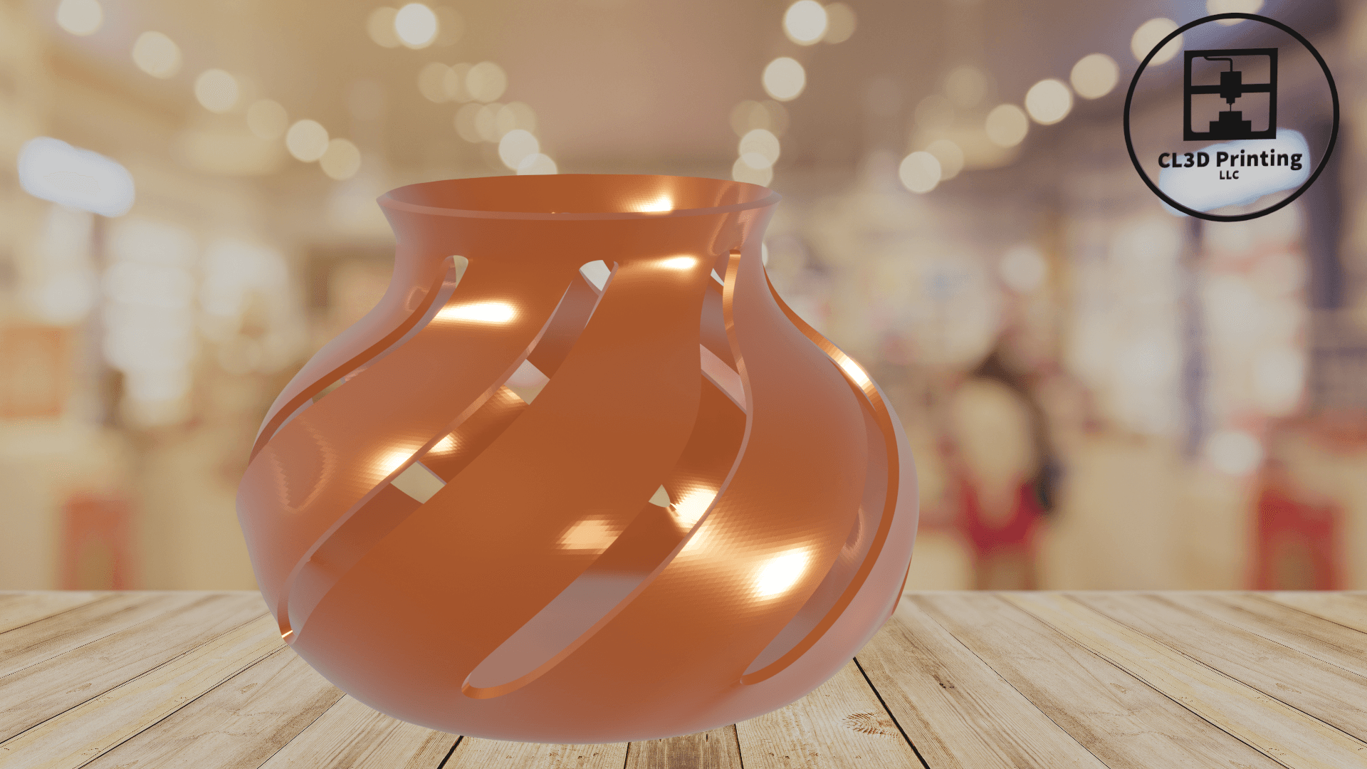 Decorative Vase - Container 3d model