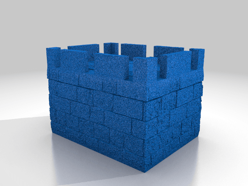 Bedpost Castle Cap 3d model