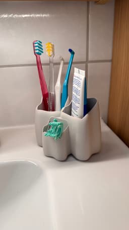 Toothbrush stand/ Bathroom organizer 3d model