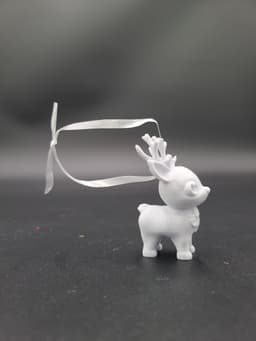 Happy Lil Reindeer - Christmas Ornament 3d model