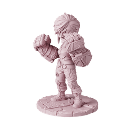 Title: Vi Arcane League of Legends - Free Sample STL | Full 12-Character Bundle on Profile 3d model