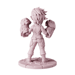 Title: Vi Arcane League of Legends - Free Sample STL | Full 12-Character Bundle on Profile 3d model