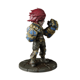 Title: Vi Arcane League of Legends - Free Sample STL | Full 12-Character Bundle on Profile 3d model
