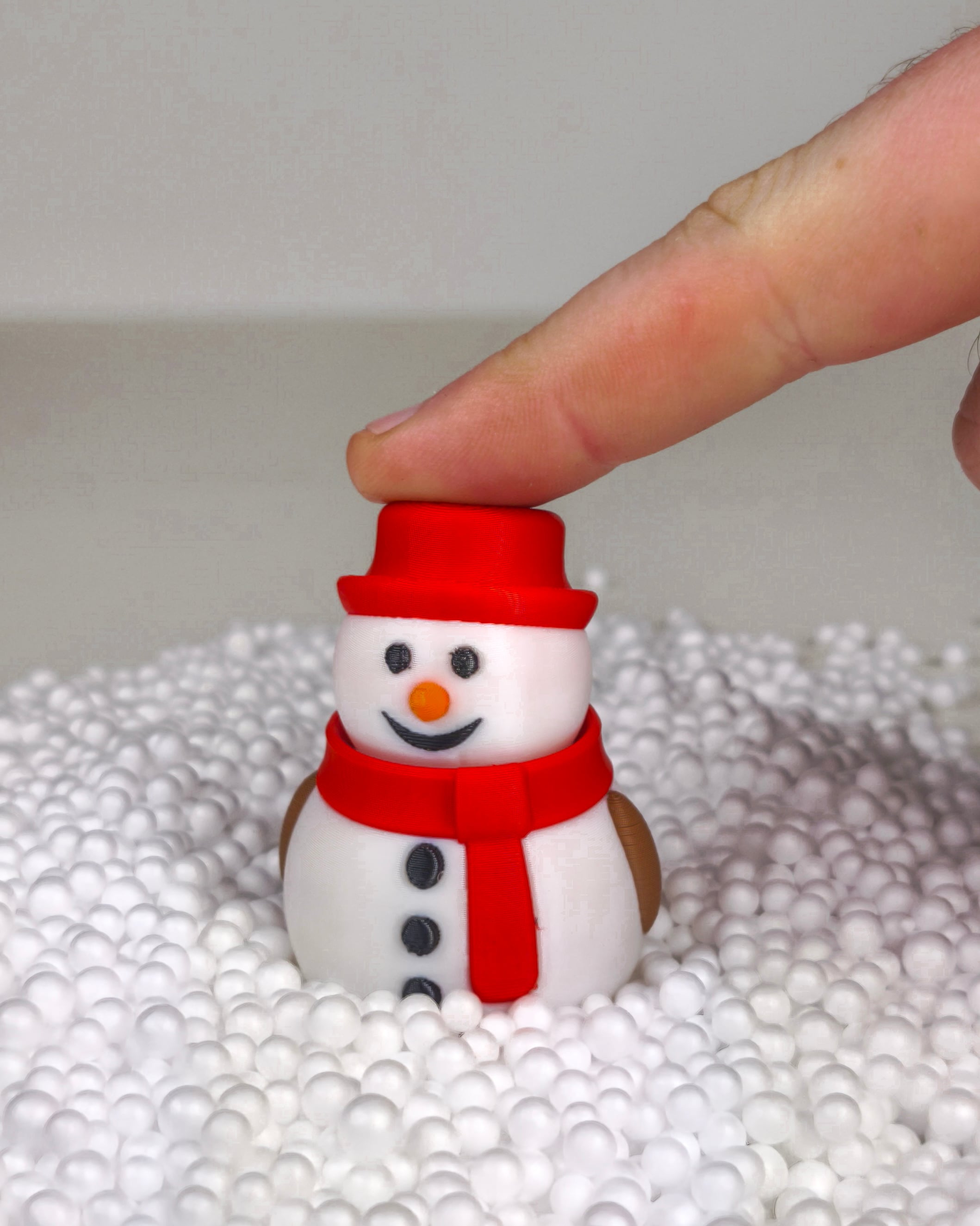 Snowman Clicker Fidget Clicker 3d model
