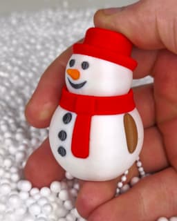 Snowman Clicker Fidget Clicker 3d model